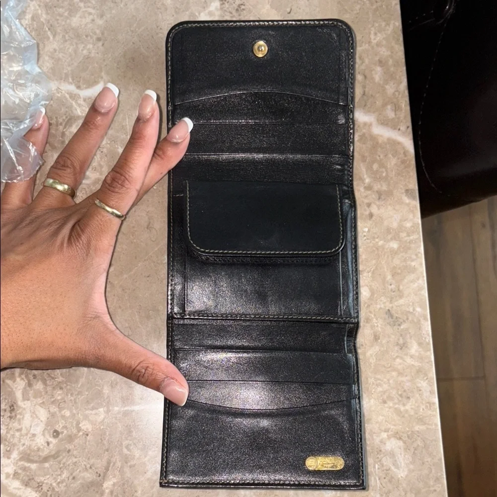 Fendi Zucca Compact TriFold Canvas and Leather Wallet - Picture 2 of 5